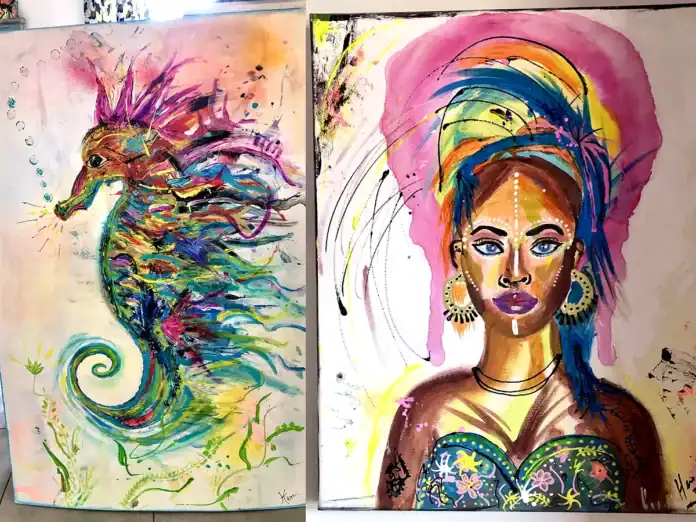 Entre lagon et recyclage, l’art engagé de Pascale Herr s’expose au Kalyz Entre lagon et recyclage, l’art engagé de Pascale Herr s’expose au Kalyz