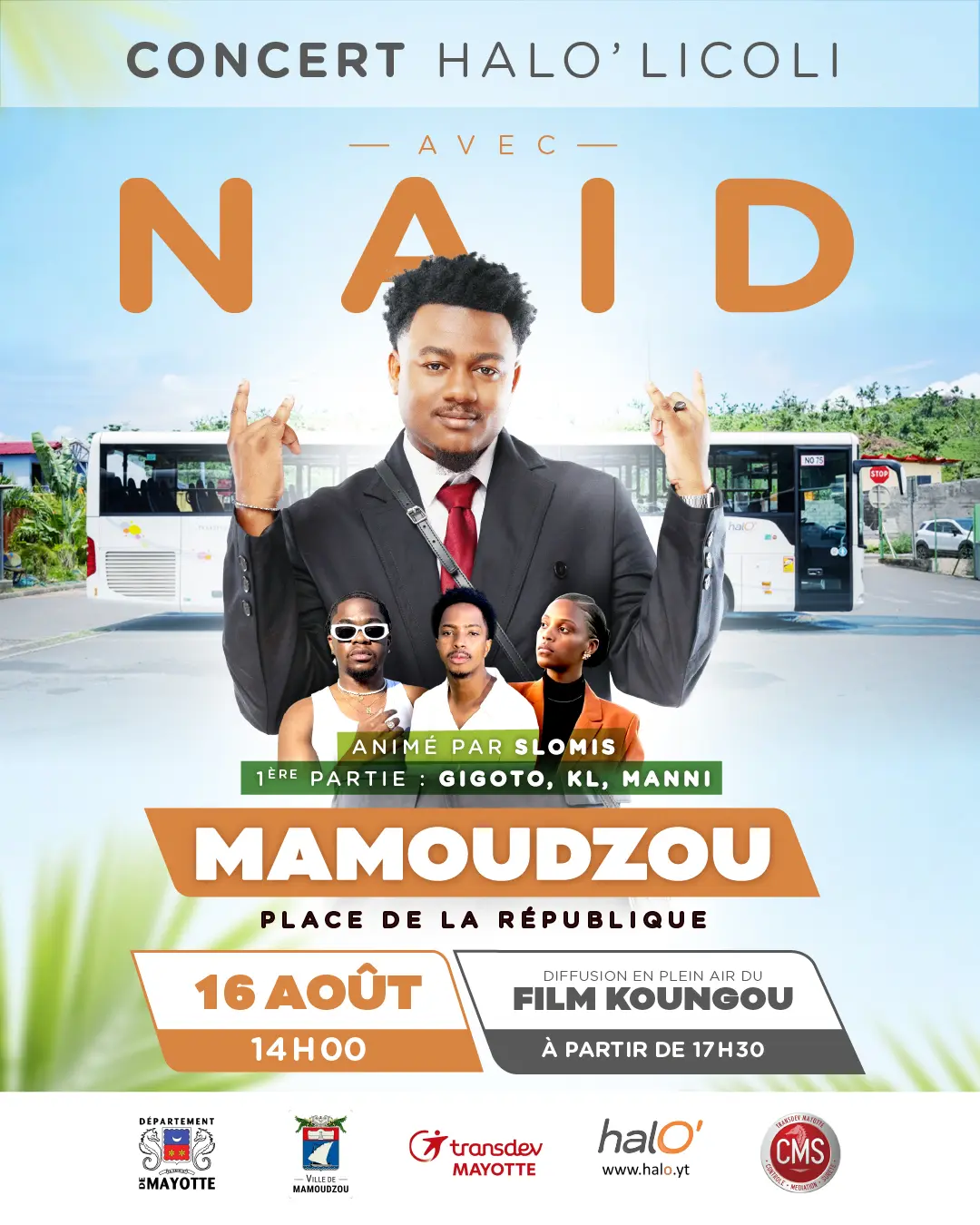 Mamoudzou accueille le premier concert halO’ Licoli