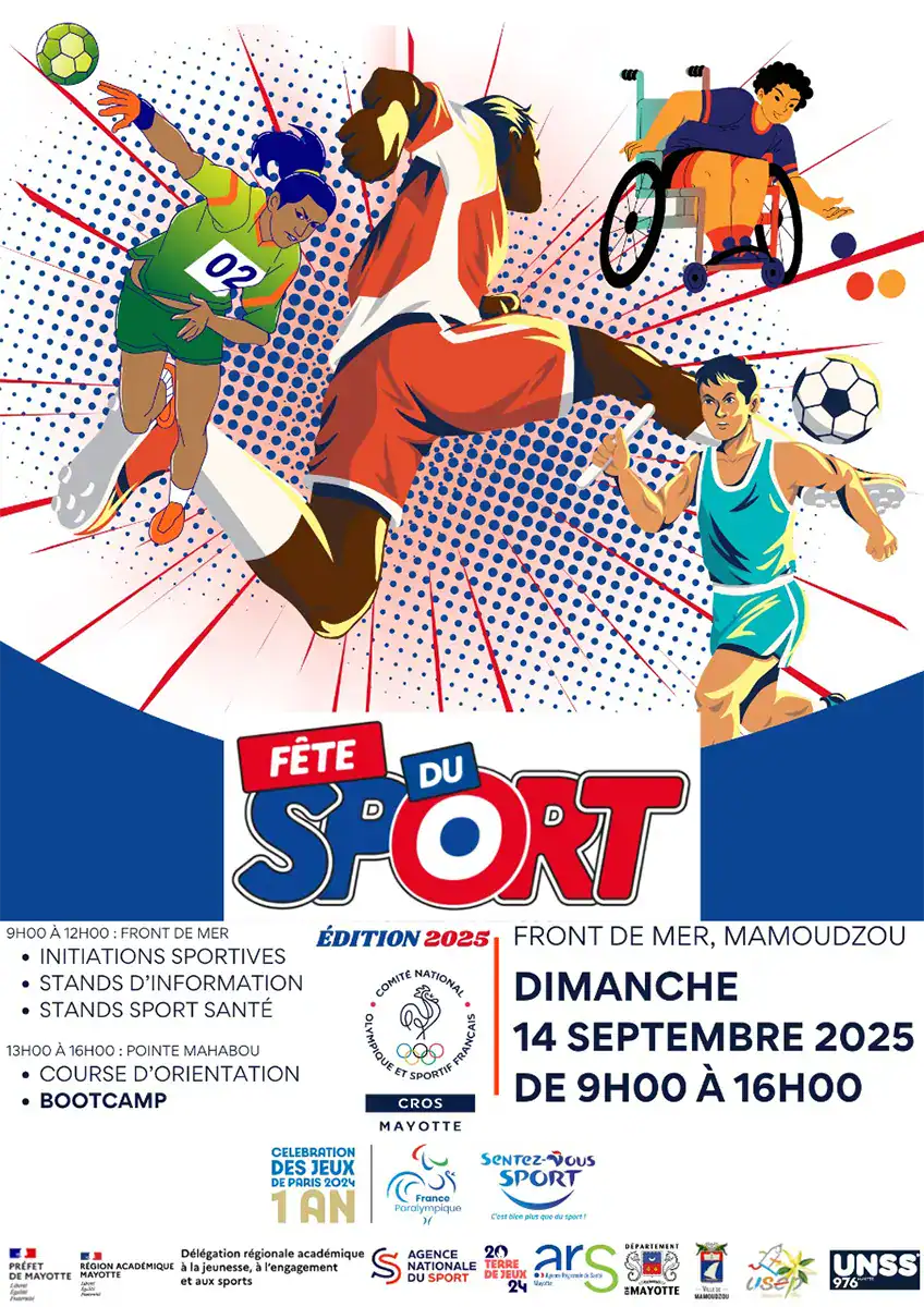 Mayotte fête le sport le 14 septembre