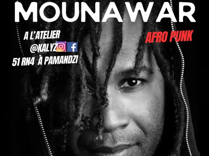 Mounawar offre un concert afro-punk gratuit et intimiste à Pamandzi