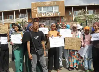 À l’université de Mayotte, étudiants comme enseignants font barrage À l’université de Mayotte, étudiants comme enseignants font barrage