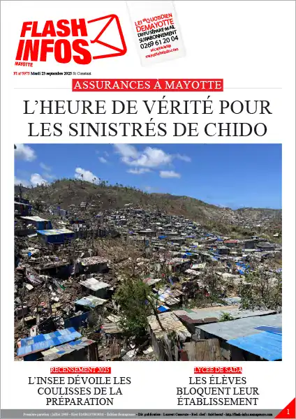 Flash infos Mayotte du Mardi 23 septembre 2025