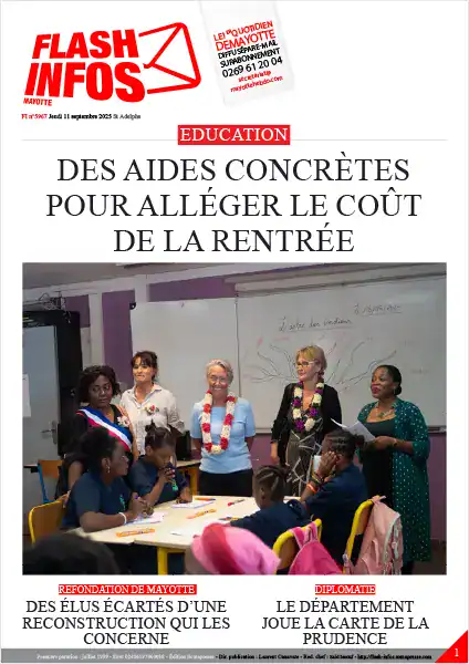 Flash infos Mayotte du Jeudi 11 septembre 2025