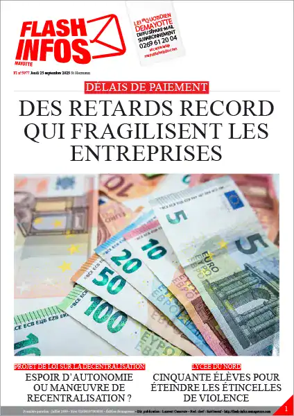 Flash infos Mayotte du Jeudi 25 septembre 2025