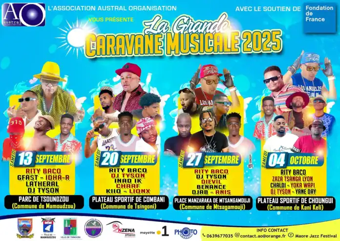 Grande Caravane 2025 : quand la musique rallume l’espoir à Mayotte