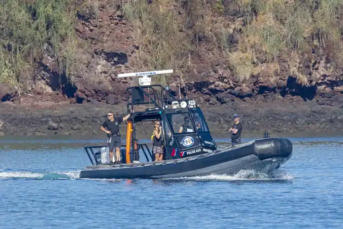 Sauvetage en mer par deux policiers