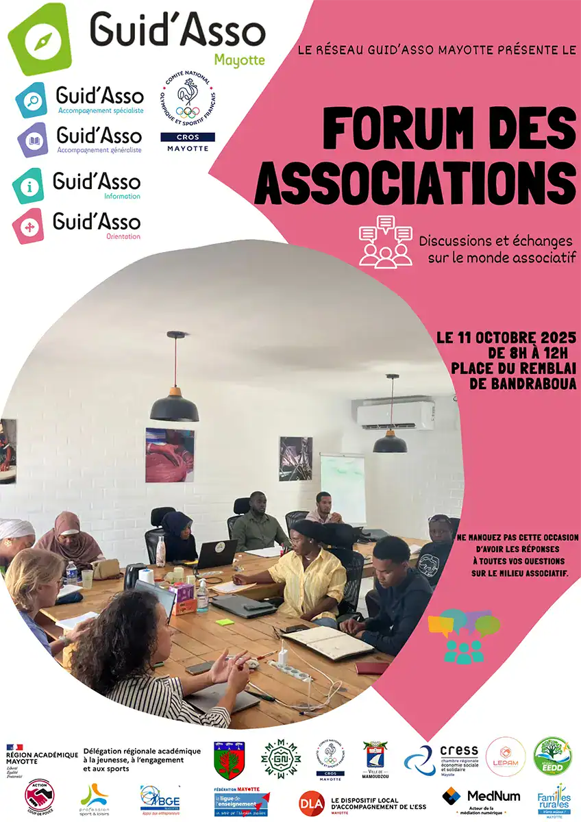 Trois Forums des associations organisés par le réseau Guid’Asso