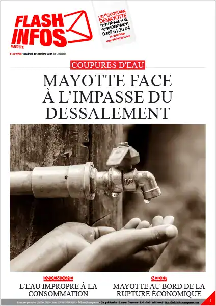 Flash infos Mayotte du Vendredi 10 octobre 2025