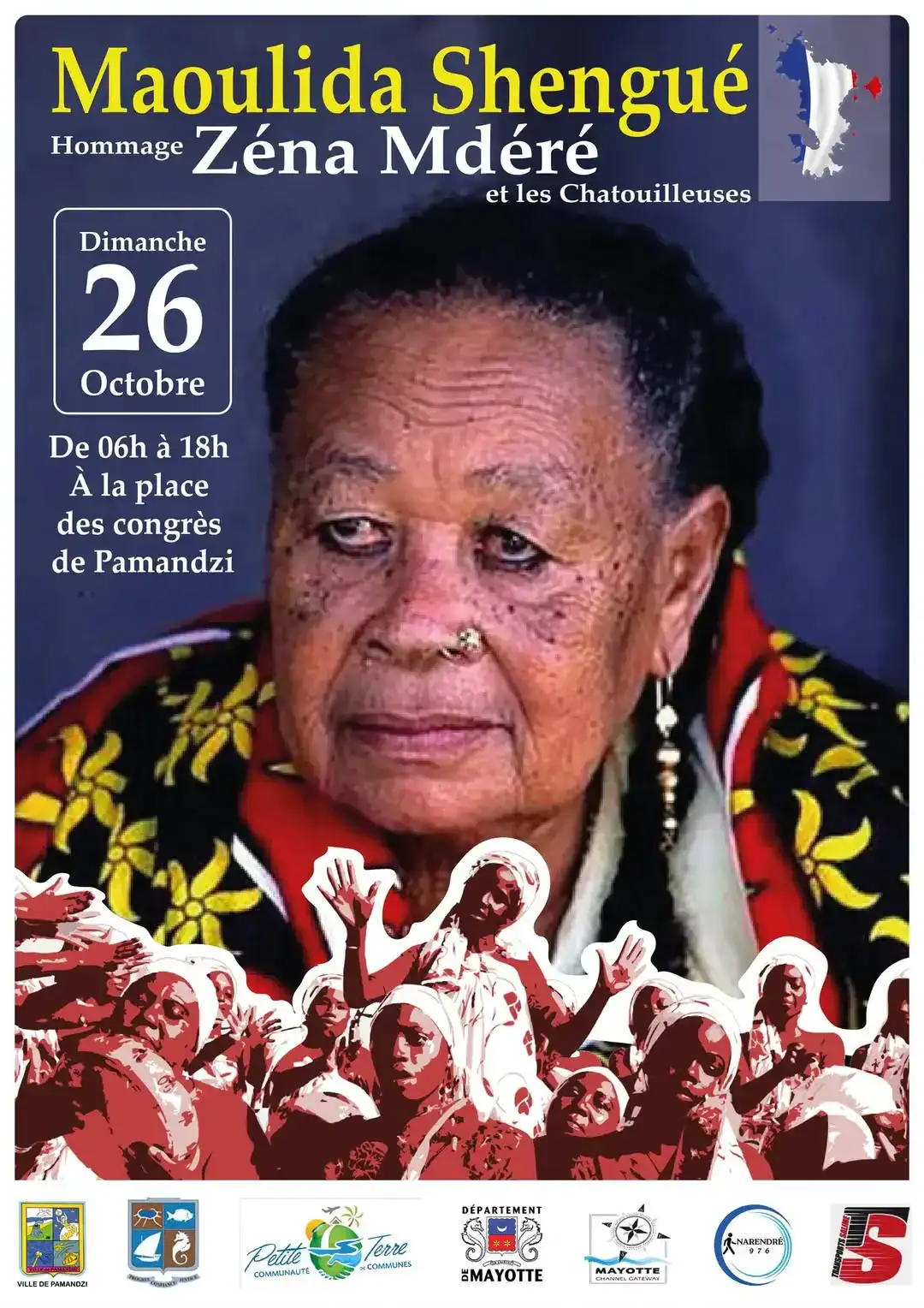 La Commune de Pamandzi organise le Maoulida Shenguè le samedi 26 octobre, de 6h à 18h, à la Place des Congrès.