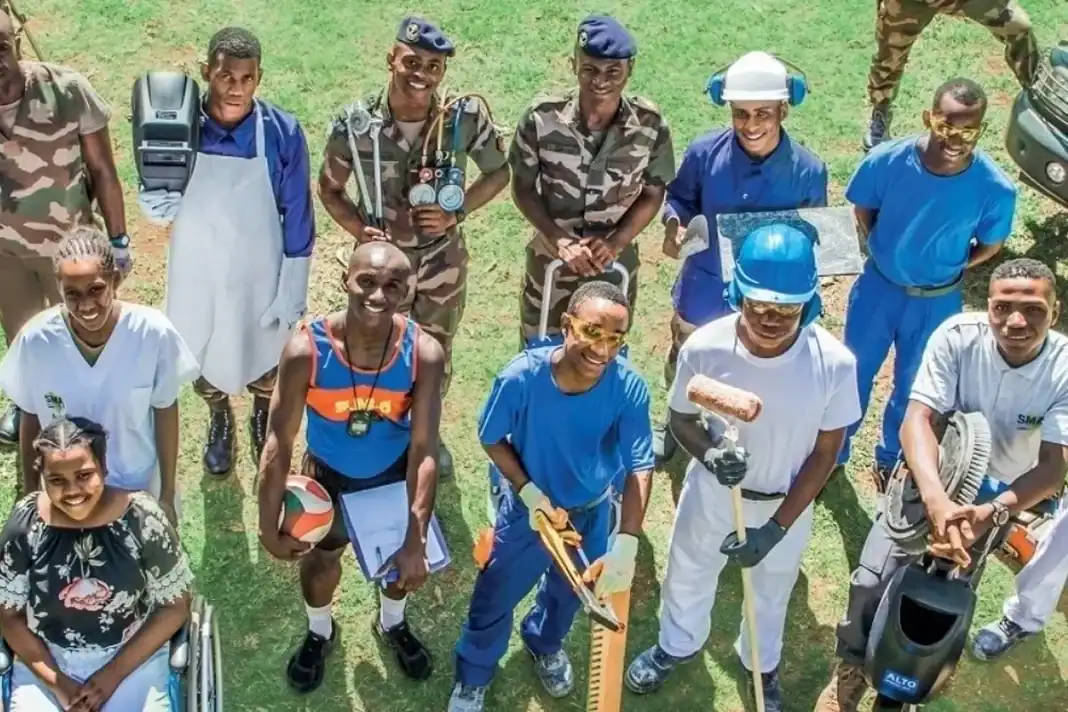 Cérémonie d’accueil des nouvelles recrues du RSMA