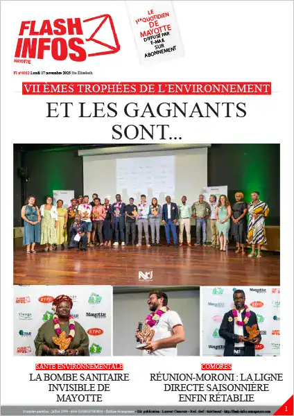 Flash infos Mayotte du Lundi 17 novembre 2025