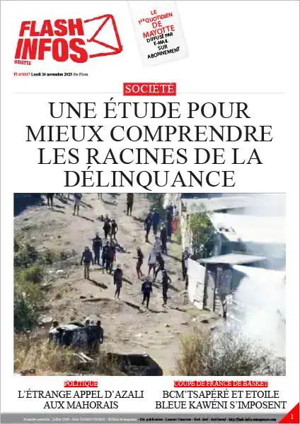 Flash infos Mayotte du Lundi 24 novembre 2025