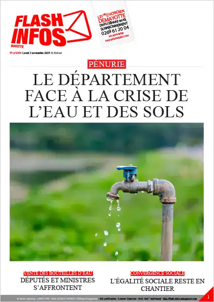 Flash infos Mayotte du Lundi 3 novembre 2025