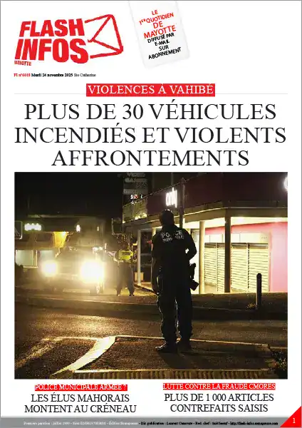 Flash infos Mayotte du Mardi 25 novembre 2025