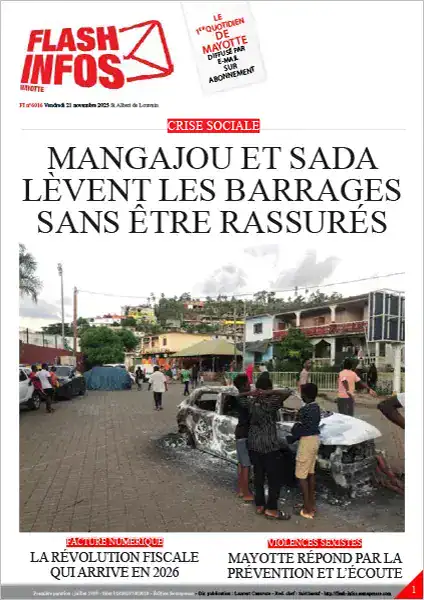 Flash infos Mayotte du Vendredi 21 novembre 2025