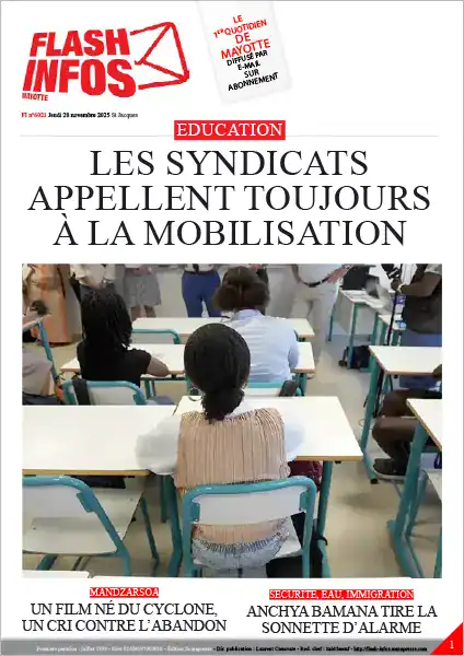 Flash infos Mayotte du Vendredi 28 novembre 2025