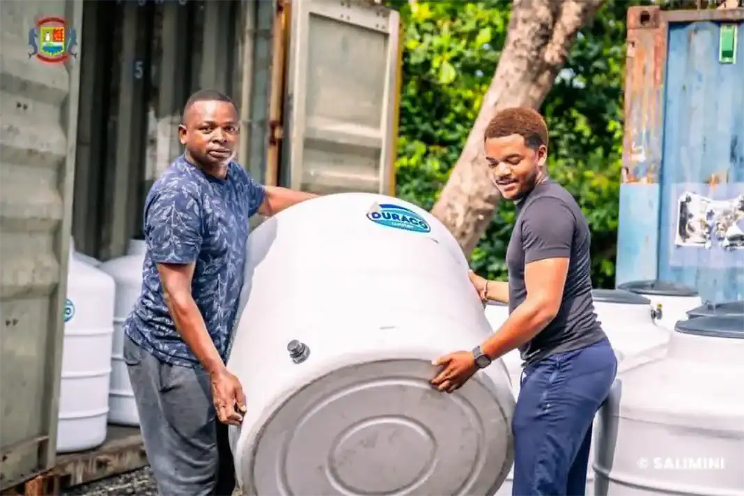 Sada : les premières citernes distribuées aux habitants vulnérables