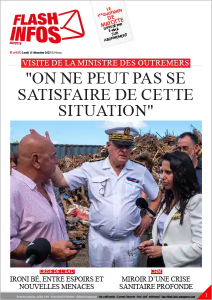 Flash infos Mayotte du Lundi 15 décembre 2025