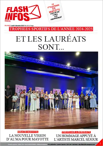 Flash infos Mayotte du Lundi 8 décembre 2025