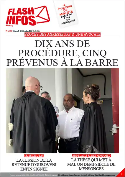 Flash infos Mayotte du Mercredi 10 décembre 2025