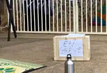 Les enseignants du collège de Sada en grève vendredi dernier Les enseignants du collège de Sada en grève vendredi dernier