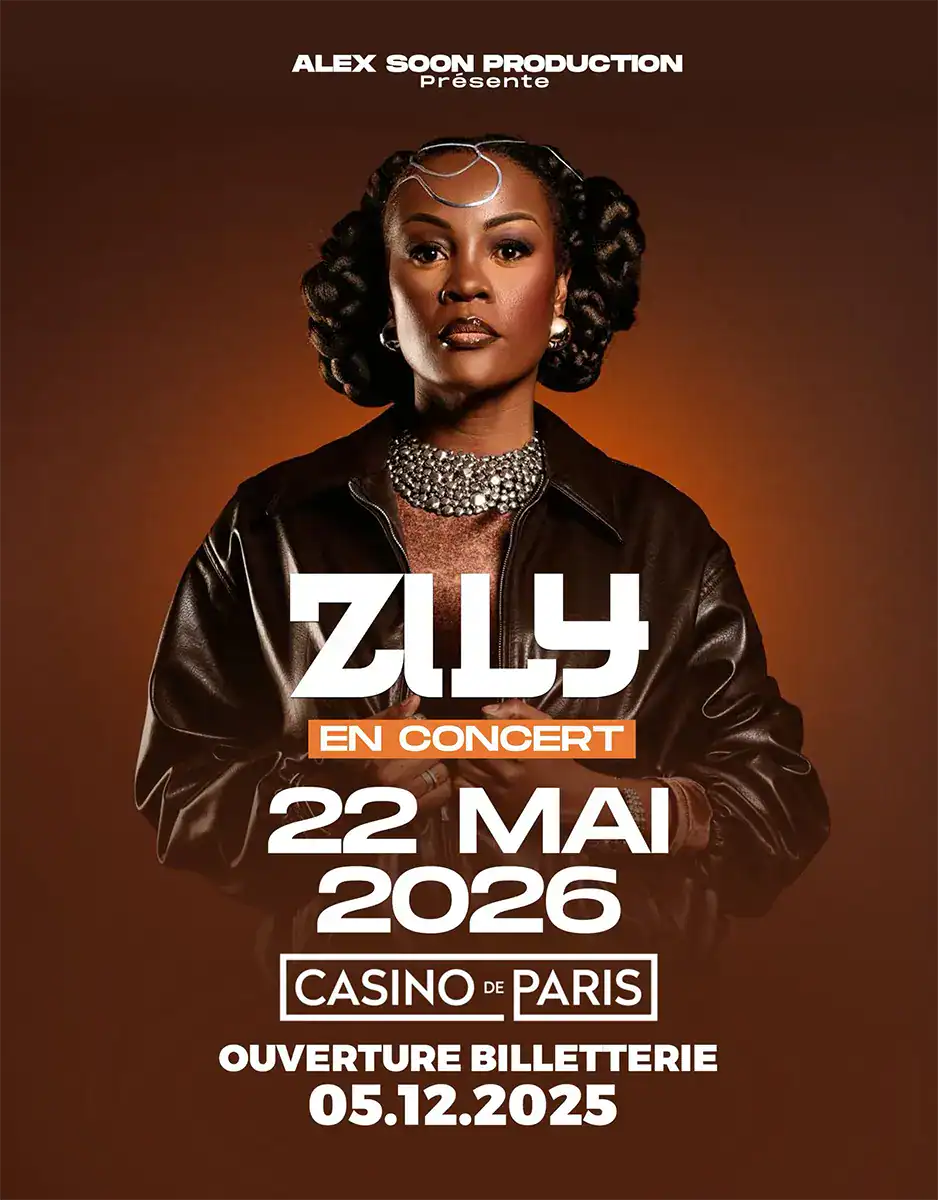 Ouverture de la billetterie pour Zily au Casino de Paris