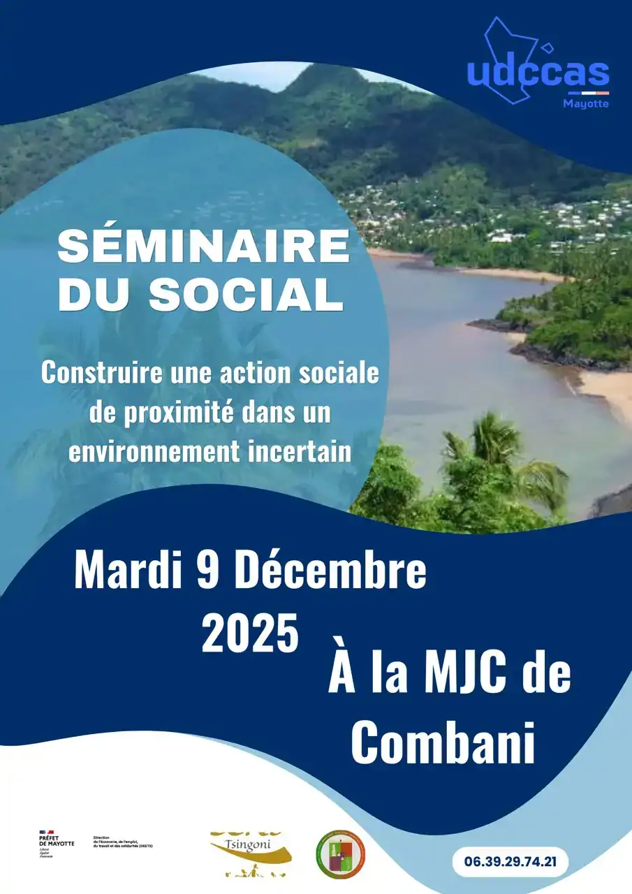 Séminaire du Social de l’UDCCAS Mayotte : agir au plus près des habitants dans un contexte de crises