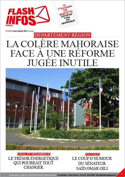 Flash infos Mayotte du Jeudi 8 janvier 2026