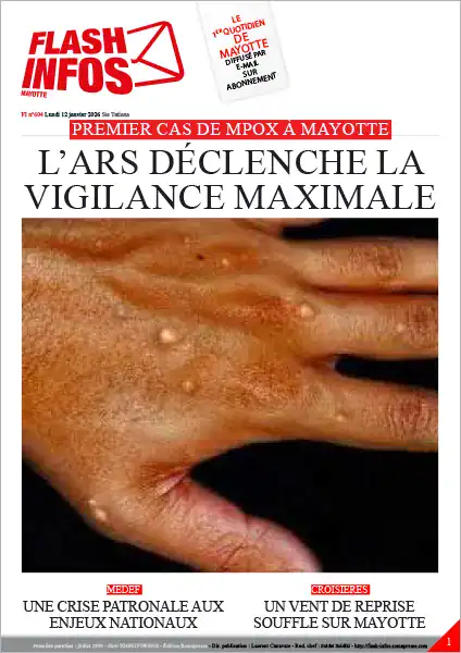 Flash infos Mayotte du Lundi 12 janvier 2026