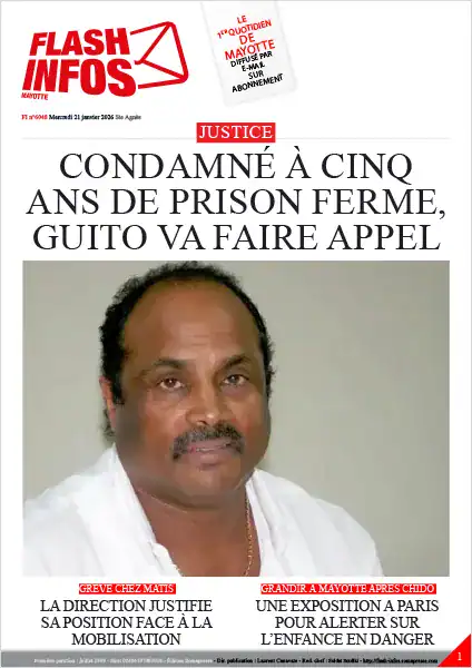 Flash infos Mayotte du Mercredi 21 janvier 2026