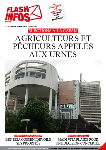 Flash infos Mayotte du Mercredi 28 janvier 2026