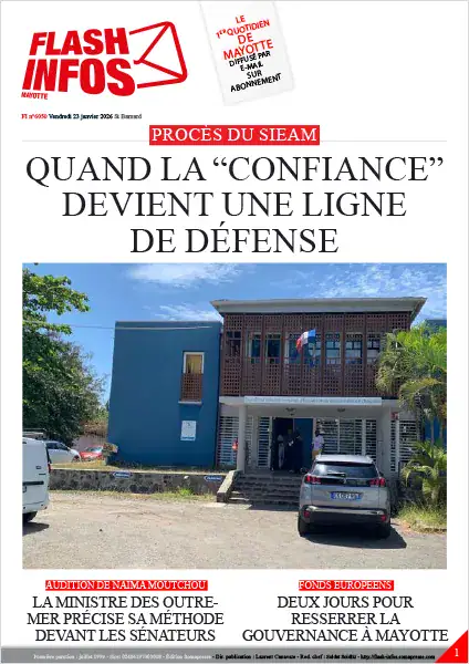Flash infos Mayotte du Vendredi 23 janvier 2026