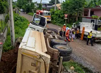 Violente collision près de Tsingoni : trois blessés, deux en urgence absolue Violente collision près de Tsingoni : trois blessés, deux en urgence absolue