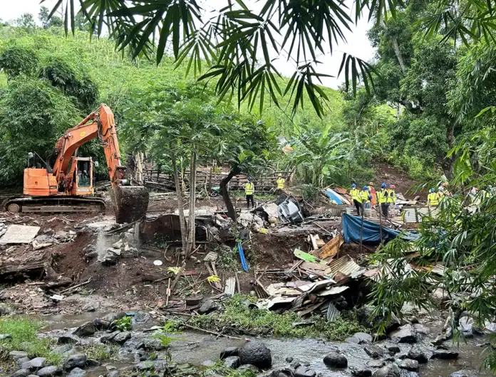 75 habitations détruites dans une zone à haut risque à Passamainty