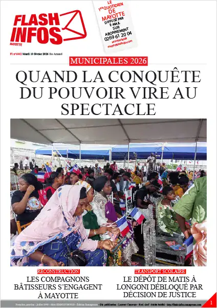 Flash infos Mayotte du Mardi 10 février 2026