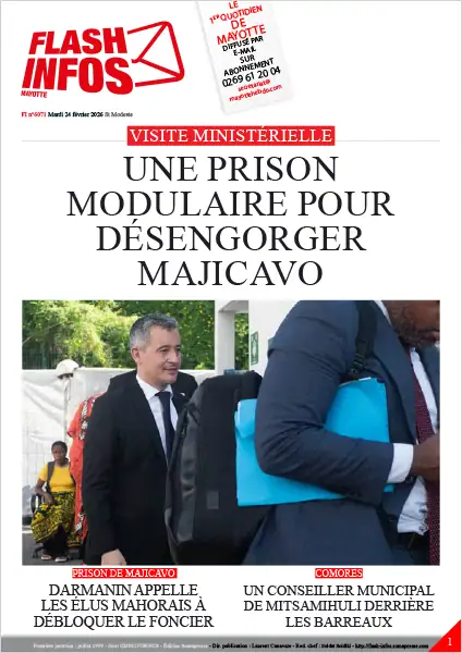 Flash infos Mayotte du Mardi 24 février 2026
