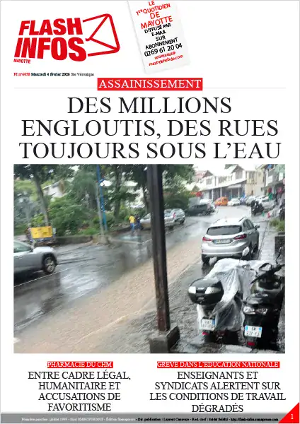 Flash infos Mayotte du Mercredi 4 février 2026