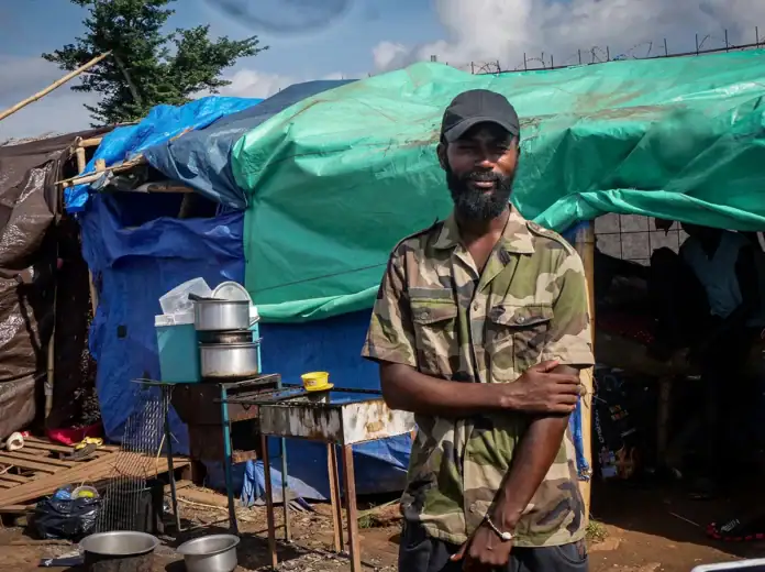 Kennedy Kighana, président du camp de Tsoundzou