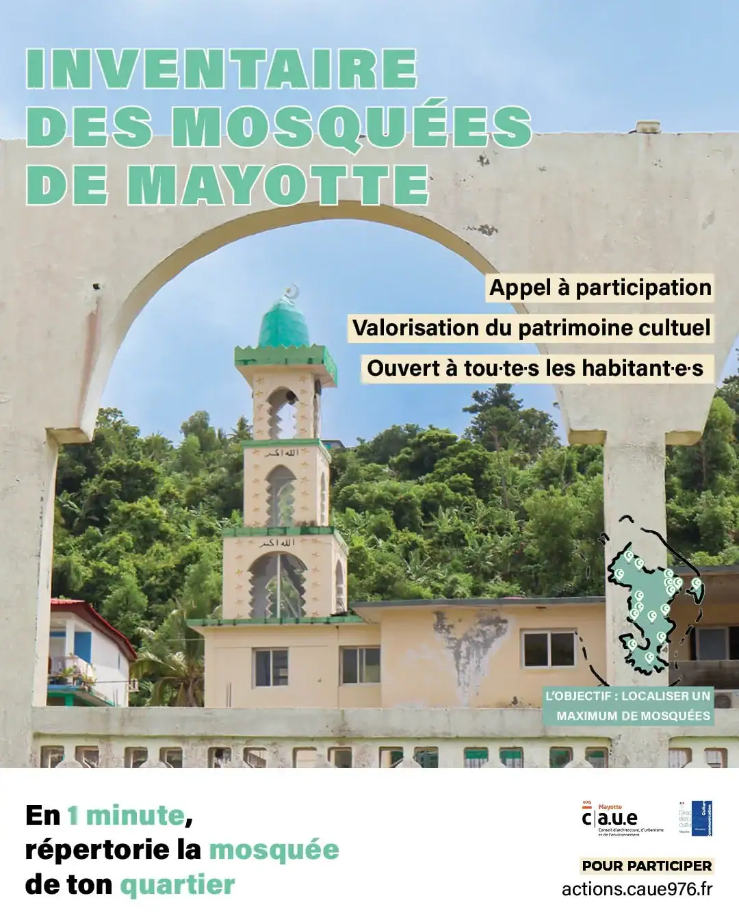 Les mosquées de Mayotte au cœur d’un vaste travail de recensement