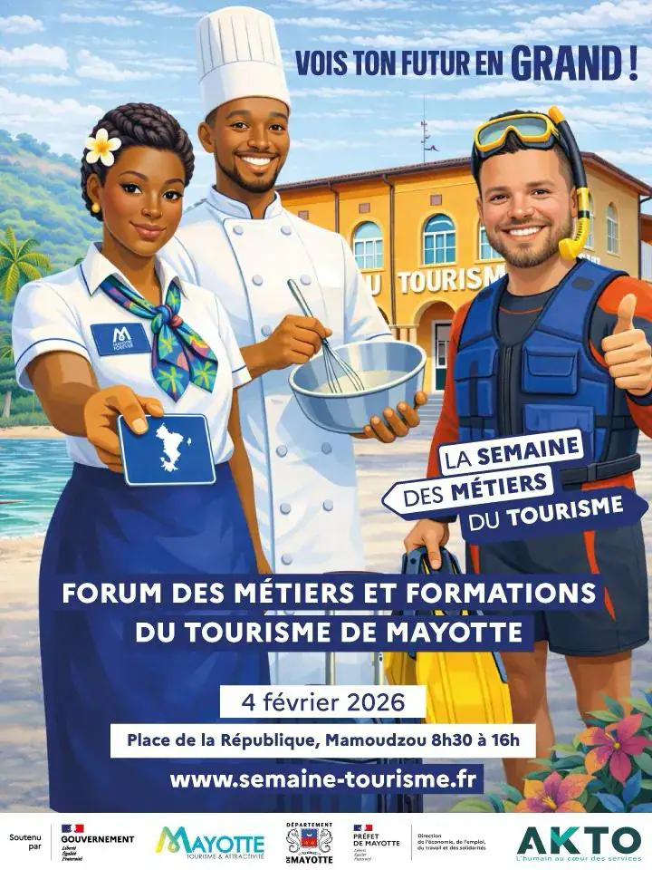 Un forum dédié aux métiers du tourisme mercredi à Mamoudzou