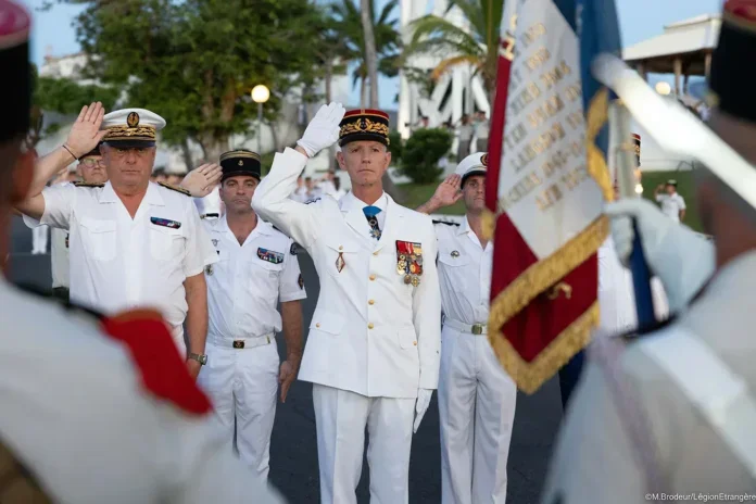 Défense nationale : fête régimentaire du 5eme Régiment Étranger à Dzaoudzi