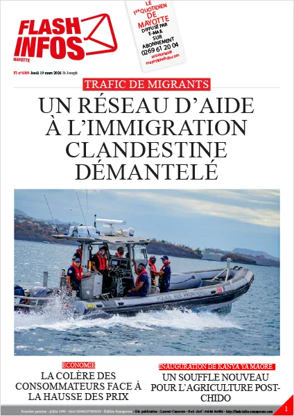 Flash infos Mayotte du Jeudi 19 mars 2026