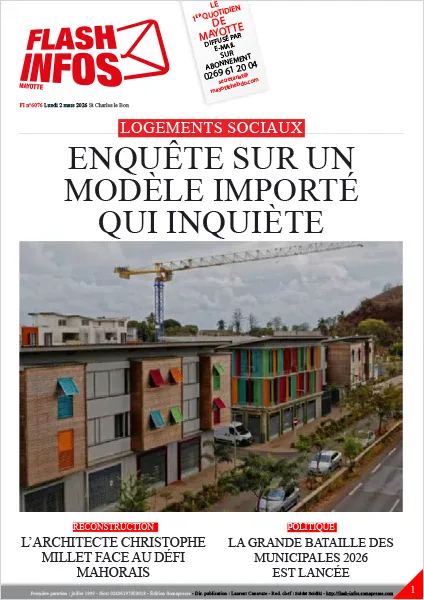 Flash infos Mayotte du Lundi 2 mars 2026