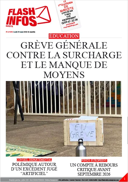 Flash infos Mayotte du Lundi 30 mars 2026