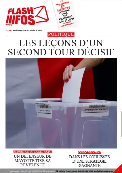 Flash infos Mayotte du Mardi 24 mars 2026