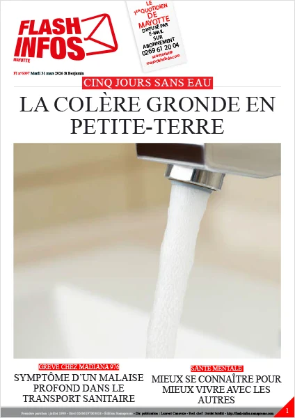 Flash infos Mayotte du Mardi 31 mars 2026
