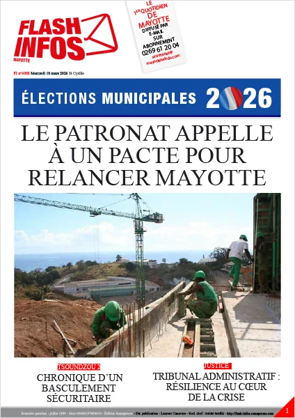 Flash infos Mayotte du Mercredi 18 mars 2026