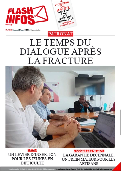 Flash infos Mayotte du Mercredi 25 mars 2026