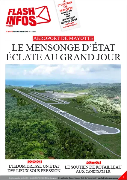 Flash infos Mayotte du Mercredi 4 mars 2026