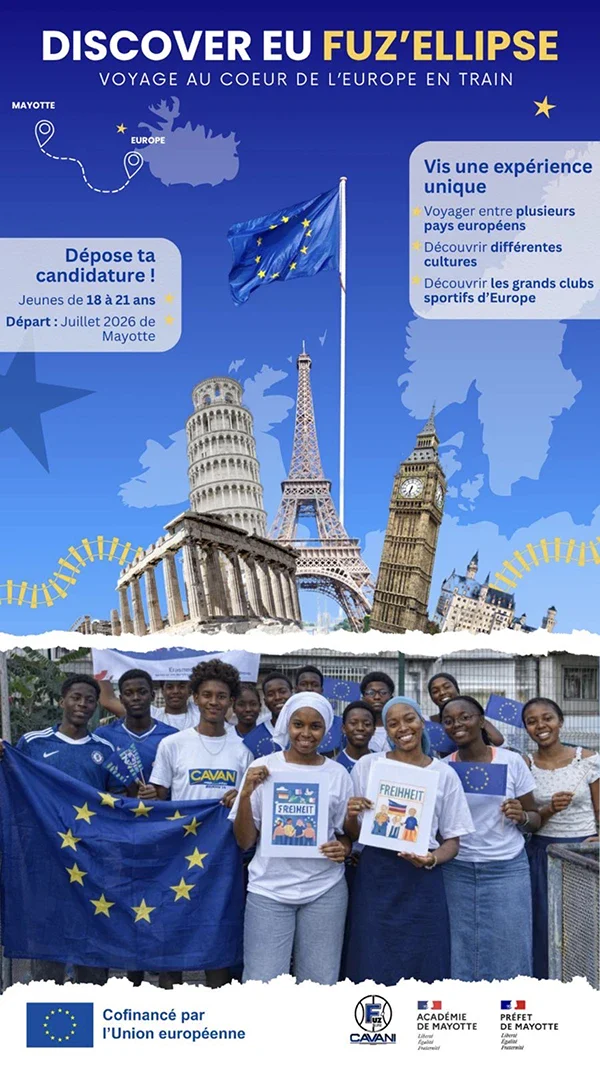 Mayotte : un projet Erasmus+ pour ouvrir l’Europe aux jeunes